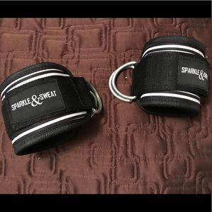 Sparkle & Sweat workout ankle straps